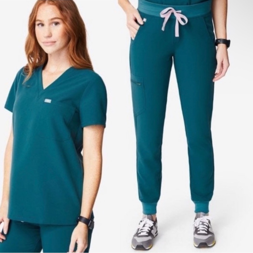 XS FIGS SCRUB *SET* carribean blue